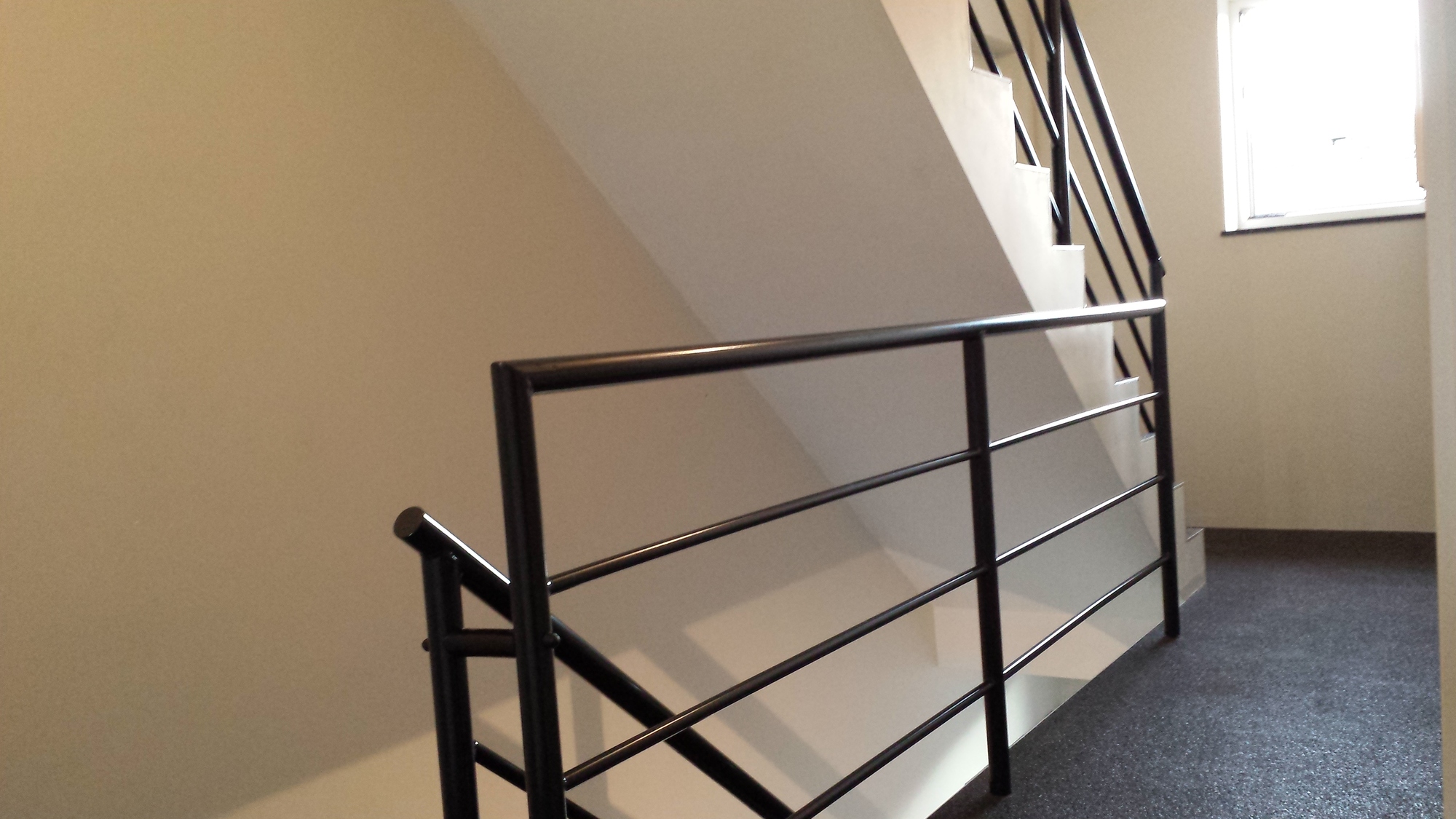 Balustrade met ronde buizen